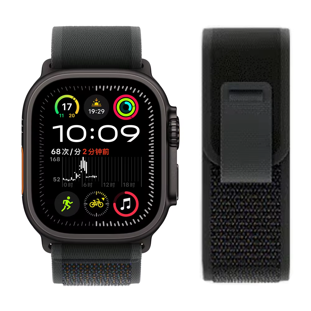 Boucle de sentier pour bracelet de montre Apple Ultra 3 11 10 9 8 7 6 5 SE 49mm 46mm 45mm 42mm 44mm