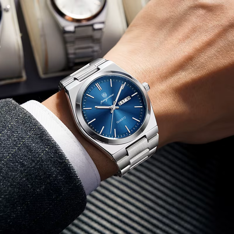 PAAZOMU luxe Quartz homme montre-bracelet Sport hommes montres étanche lumineux Date semaine acier i