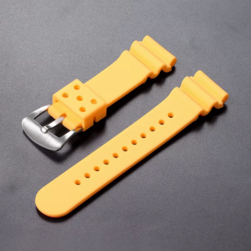 Bracelet de montre en Silicone, 20mm 22mm, résistant à l'eau, pour hommes et femmes, pour Seiko No.5