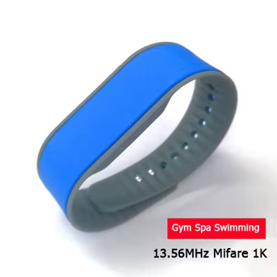 Bracelet étanche 13.56MHZ RFID ISO14443A F08 Bracelet MF Classic 1K S50 Bracelet en Silicone nouveau