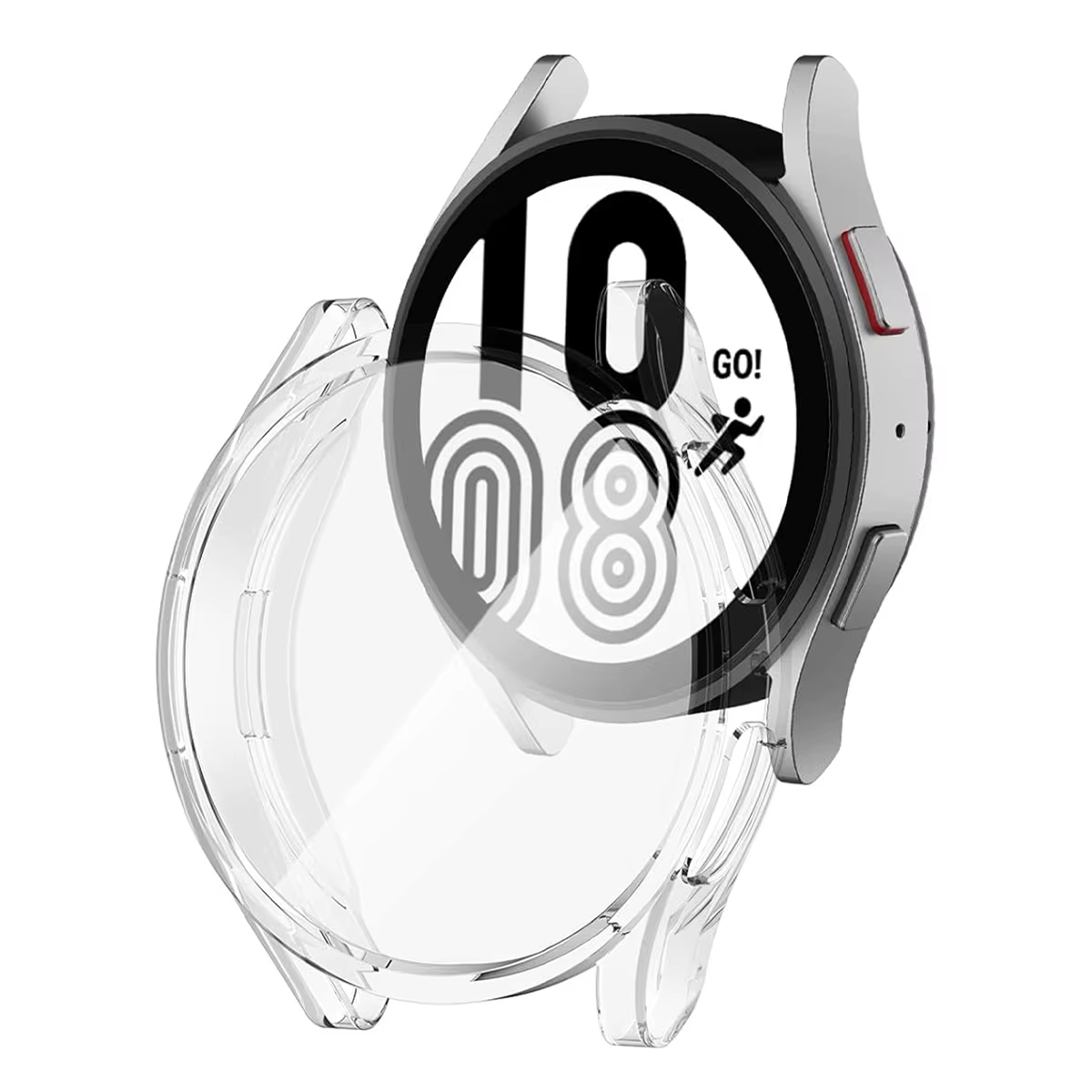 Étui de montre en TPU souple pour Samsung Galaxy Watch 4 5 6 7 40mm 44mm, housse de protection antic