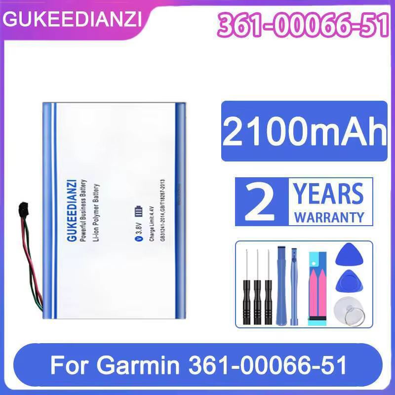 Pour Garmin 361-00066-51 Performance longue durée respectueux de l'environnement 2100Mah batterie de
