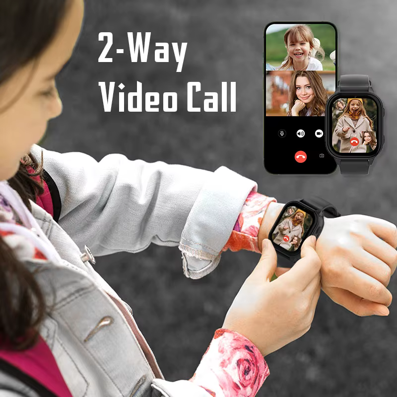 Montre connectée 4G pour enfant, SOS, GPS, WiFi, montre-bracelet, Whatsapp, KT19Pro MAX, Android 8.1