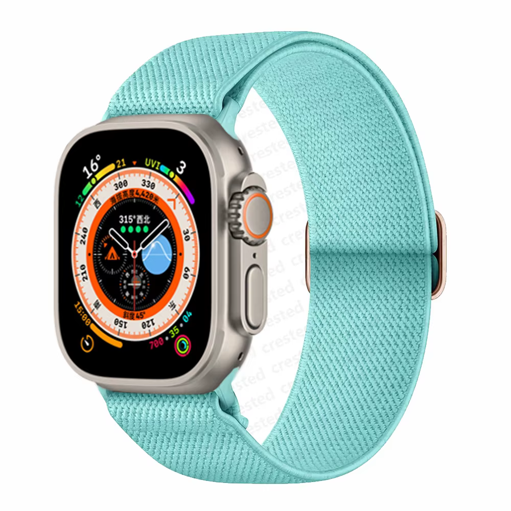 Bracelet chouchou pour bracelet de montre Apple 45mm 44mm 40mm 41mm 42mm 46mm 49mm bracelet en Nylon