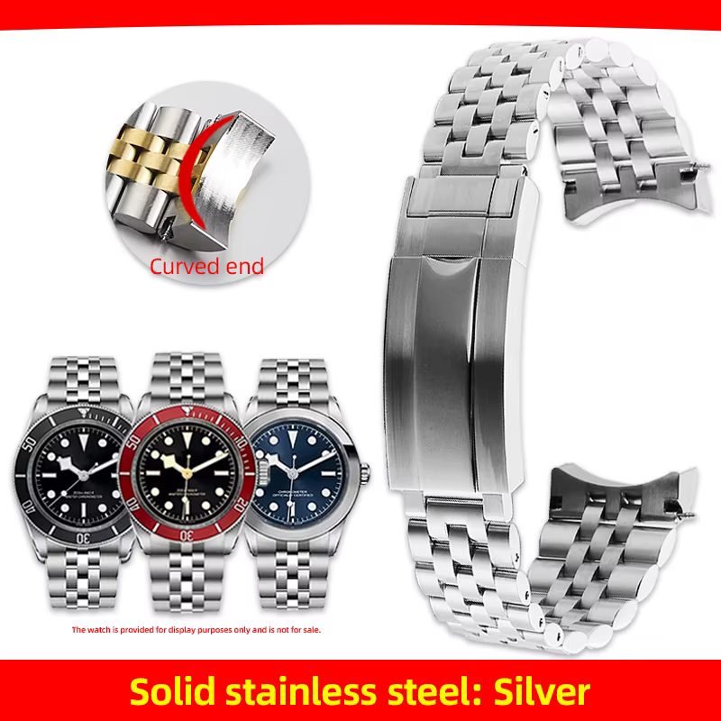 Bracelet de montre Jubilee en acier inoxydable, 20mm 21mm 22mm, pour TUDOR Black Bay Heritage Chrono