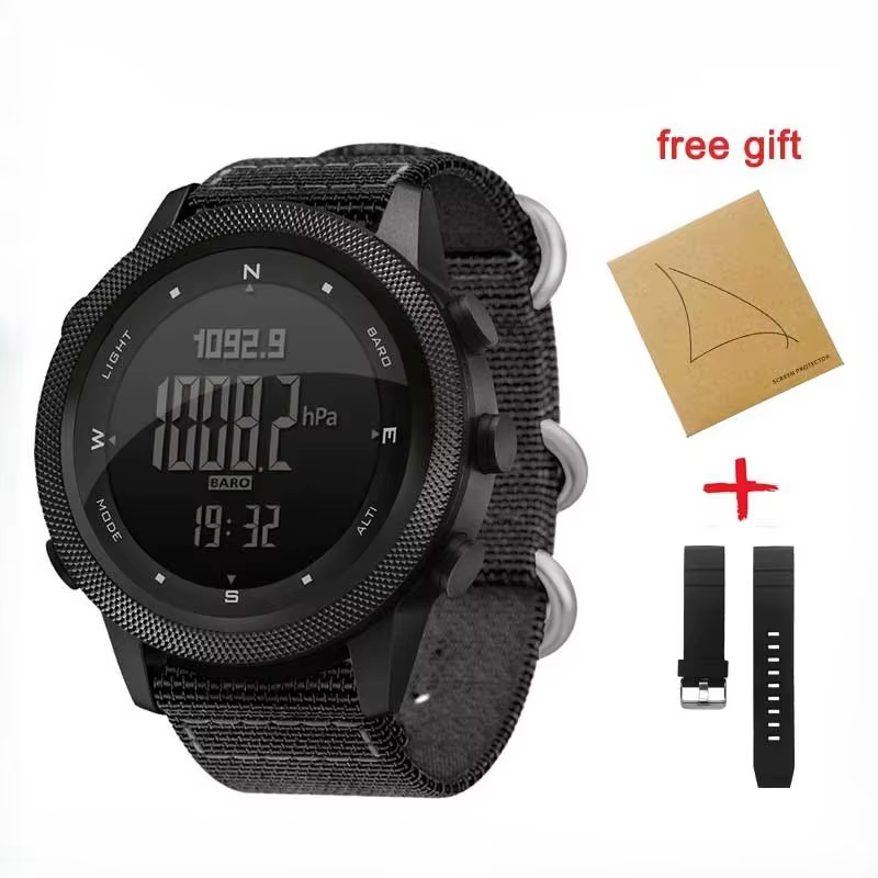 Montre digitale NORTH EDGE APACHE-46 pour homme, altimètre, baromètre, thermomètre, boussole, horlog