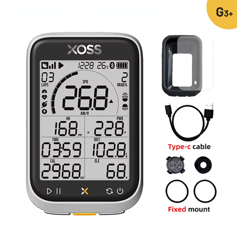 XOSS nouveau G3 GPS G3 + ordinateur de cyclisme G Plus compteur de vitesse sans fil Bluetooth Tracke
