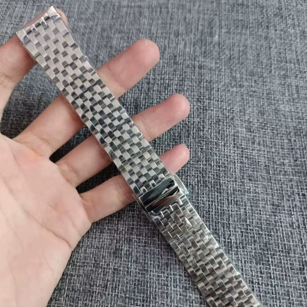 Bracelet de montre Jubilee en acier inoxydable 316 massif de haute qualité, adapté à Jaeger-LeCoultr