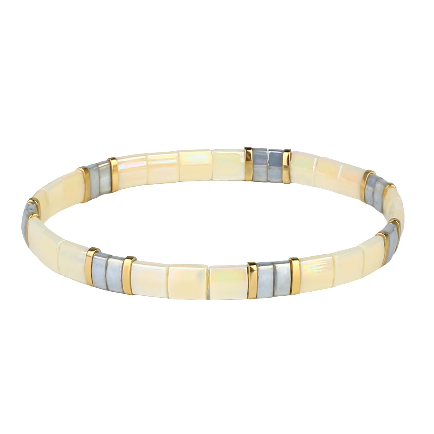 C.QUAN CHI été TILA Bracelets mode ​ Bijoux pour femmes, Bracelets de perles TILA extensibles faits 