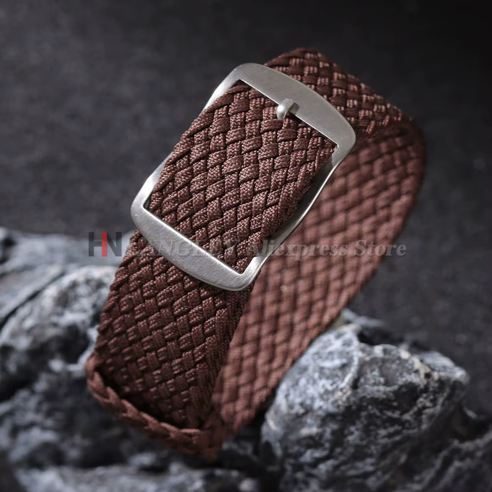 Bracelet de montre en nylon tissé pour Perlon pour Moonswatch, remplacement de bracelet, bracelet un
