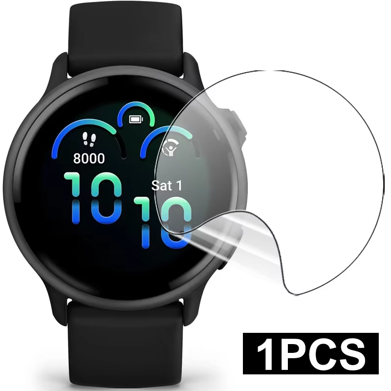 Protecteur d'écran souple pour montre intelligente Garmin Vivoactive 6 5, Film Hydrogel TPU anti-ray