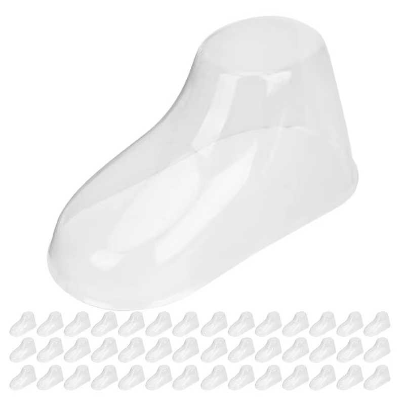 Présentoir de chaussures en plastique PVC pour tout-petits, modèle de pied de bébé, moule à chaussur