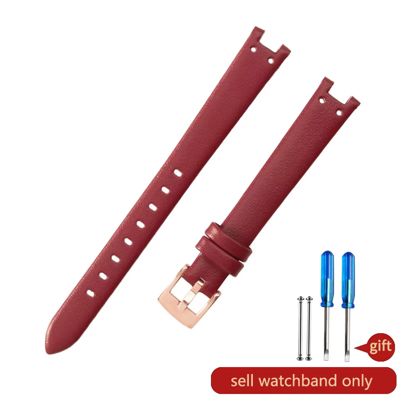 Bracelet de montre en cuir véritable pour Anne Klein AK2ACH2157 2618, bracelet de montre rétro marro