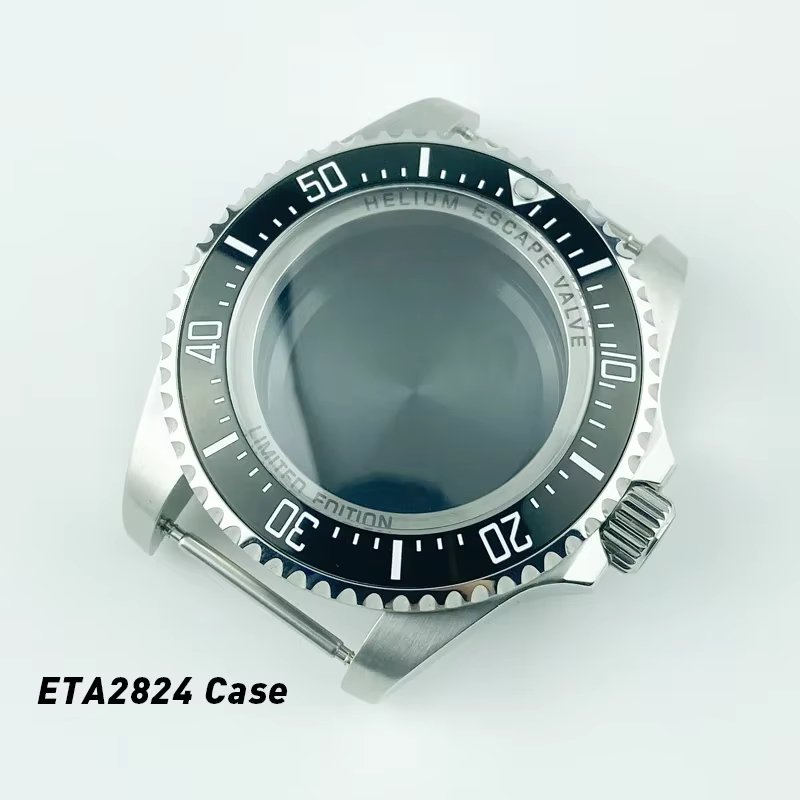 HQ 500m testé étanche 43.5mm hommage de la mer profonde grand boîtier de montre avec Bracelet adapté