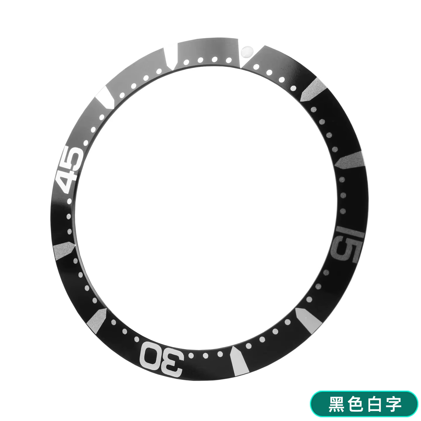 Lunette de montre en aluminium pour Longines L3.742 Hydro Conquest 37 mm/38,8 mm/41,7 mm, insert de 