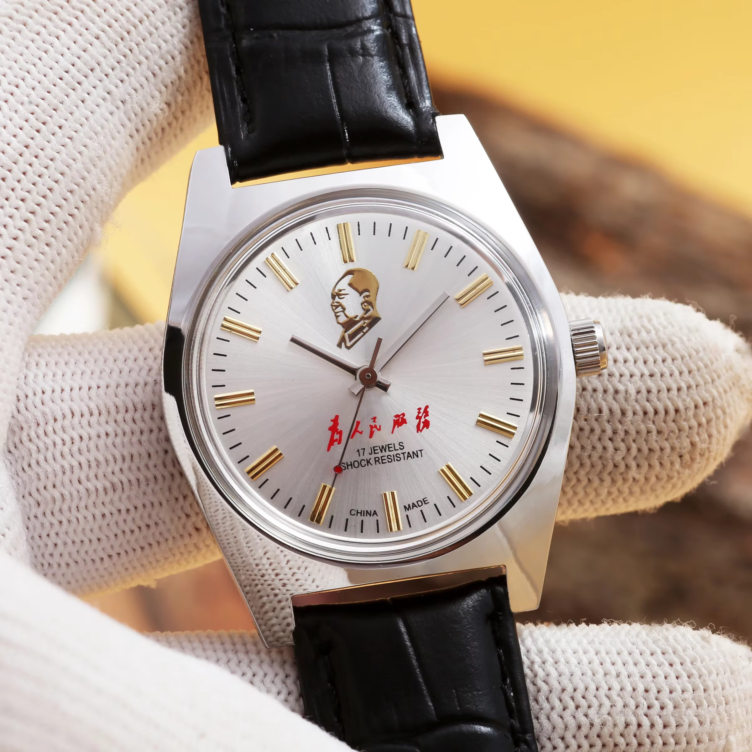 Montre mécanique à remontage manuel 7120 pour homme, 36 mm, style rétro, montre de business, look cl