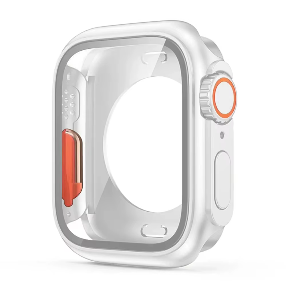 Housse de protection d'écran pour Apple Watch 44mm 45mm 40mm 41mm, étui rigide pour pare-chocs avant