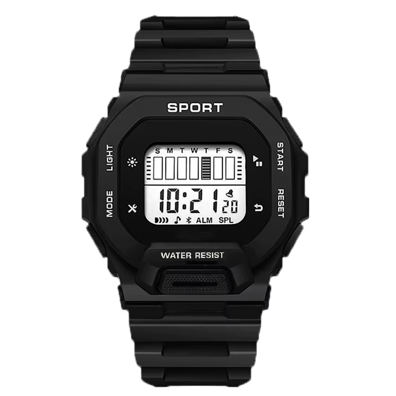 Montre de sport pour homme, étanche, LED, numérique, pour étudiants, aventure en plein air, tendance