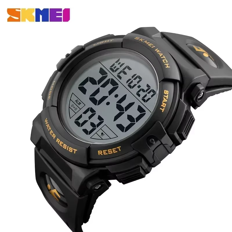 SKMEI-Montre numérique étanche pour homme, montres militaires multifonctions, sport de plein air, mo