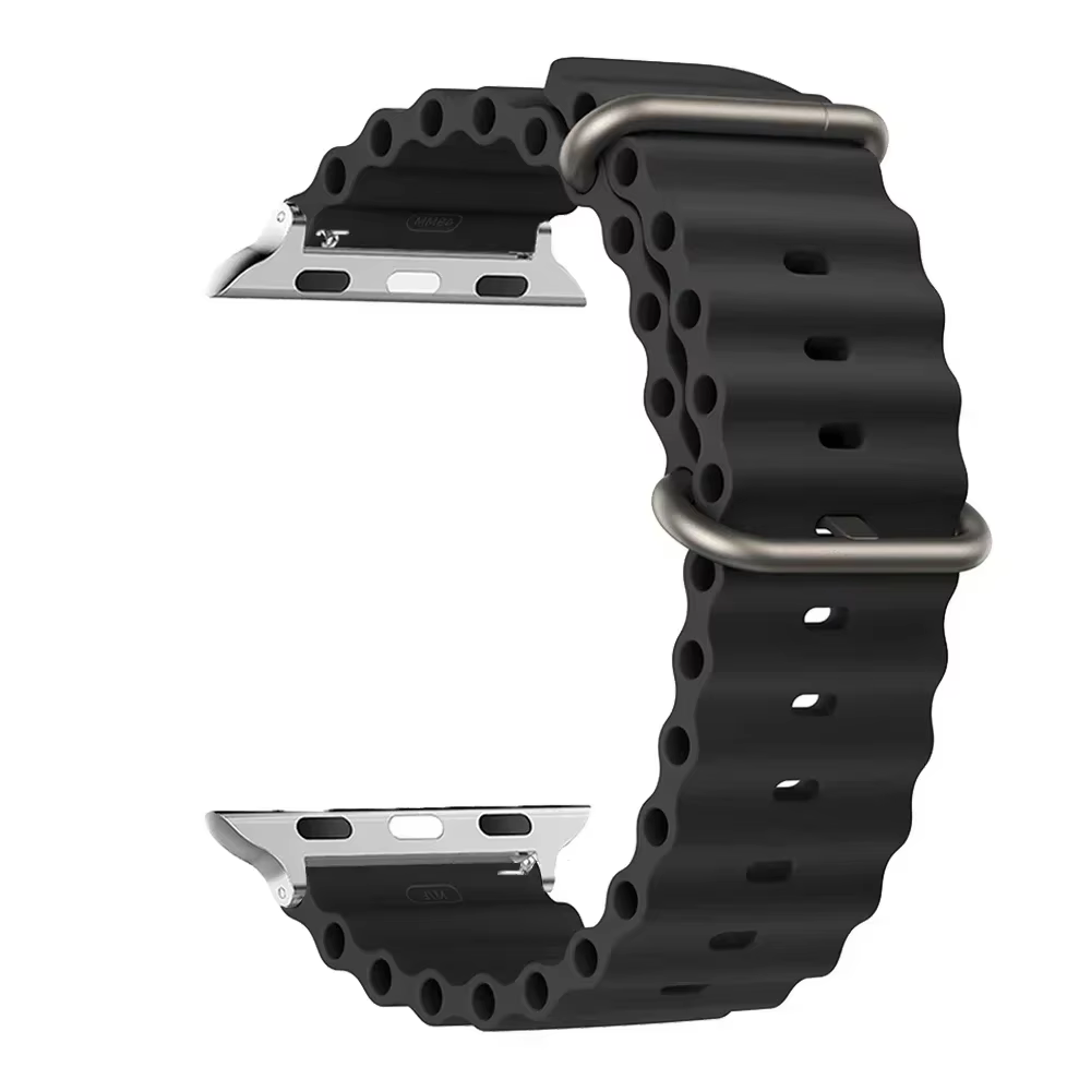 Bracelet pour Apple watch ultra 2 3 bandes 49mm 46mm 44mm 45mm 41mm 40mm 46mm 1:1 Bracelet océan Ori