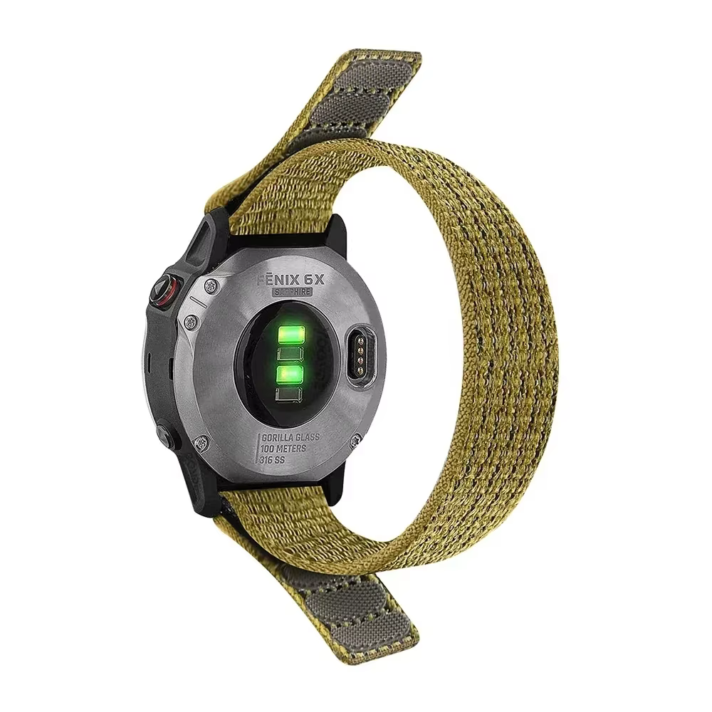 Bracelet à boucle en nylon pour montre Garmin, bracelet tressé, bracelet de montre, Garmin Forerunne