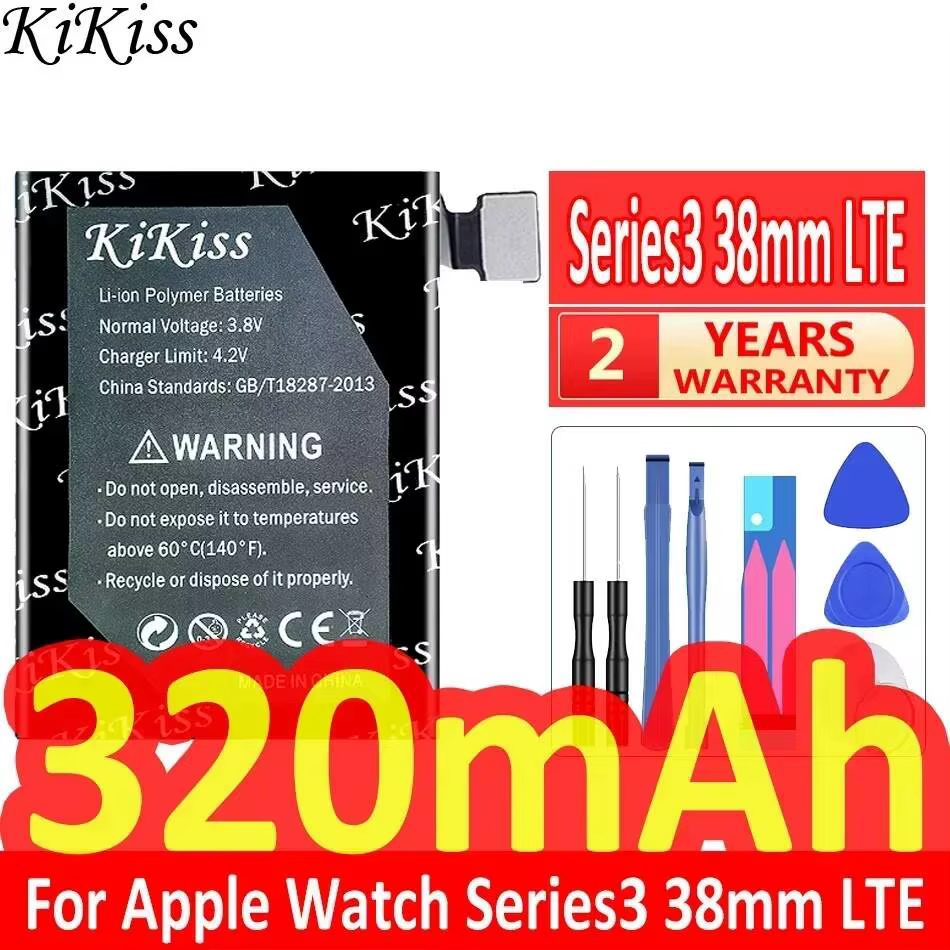 Batterie Ultra GPS 300-700 mAh pour Apple Watch Series 41MM 44MM 45MM SE SE2 1 2 3 4 5 6 7 8 9 40MM 