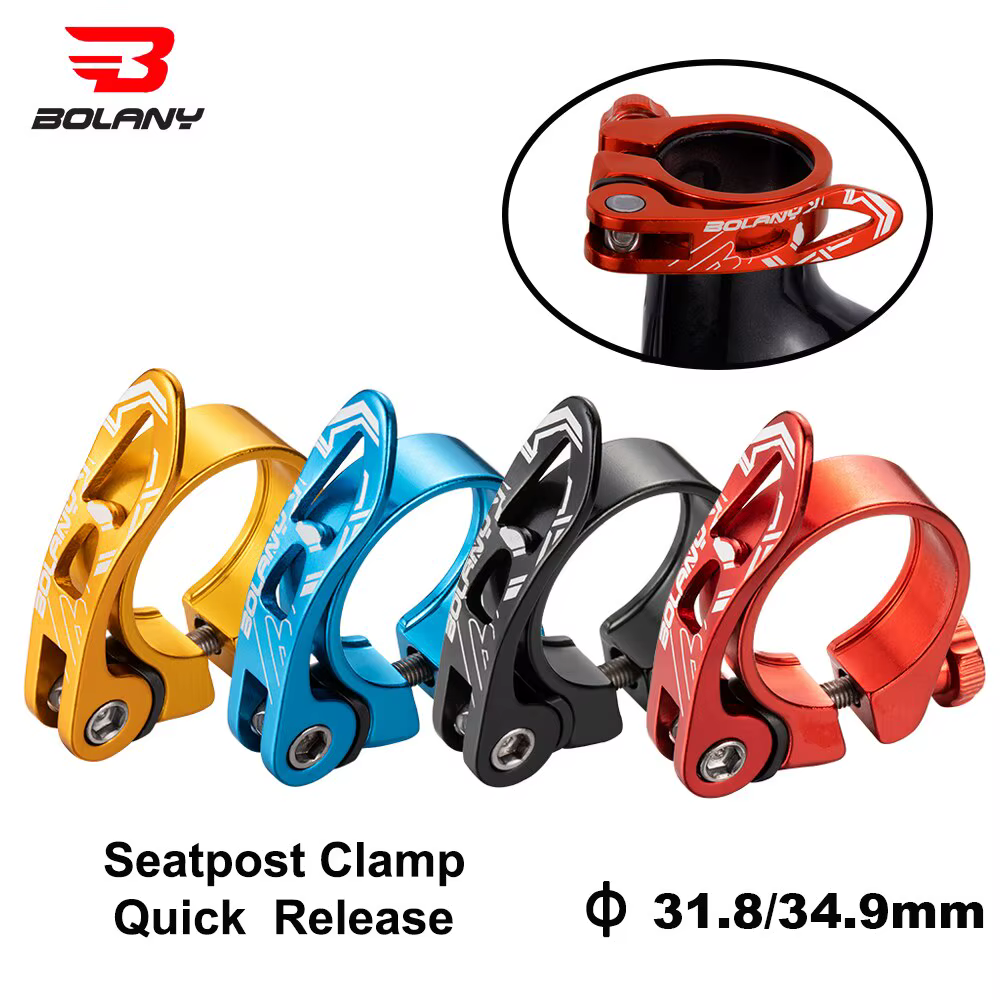 BOLANY-Collier de serrage de tige de dégager de vélo VTT, dégagement rapide, alliage ultraléger, acc