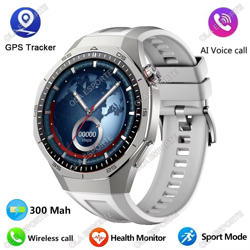 Montre 5 Pro GPS NFC montre intelligente hommes 360*360 AMOLED écran moniteur de fréquence cardiaque