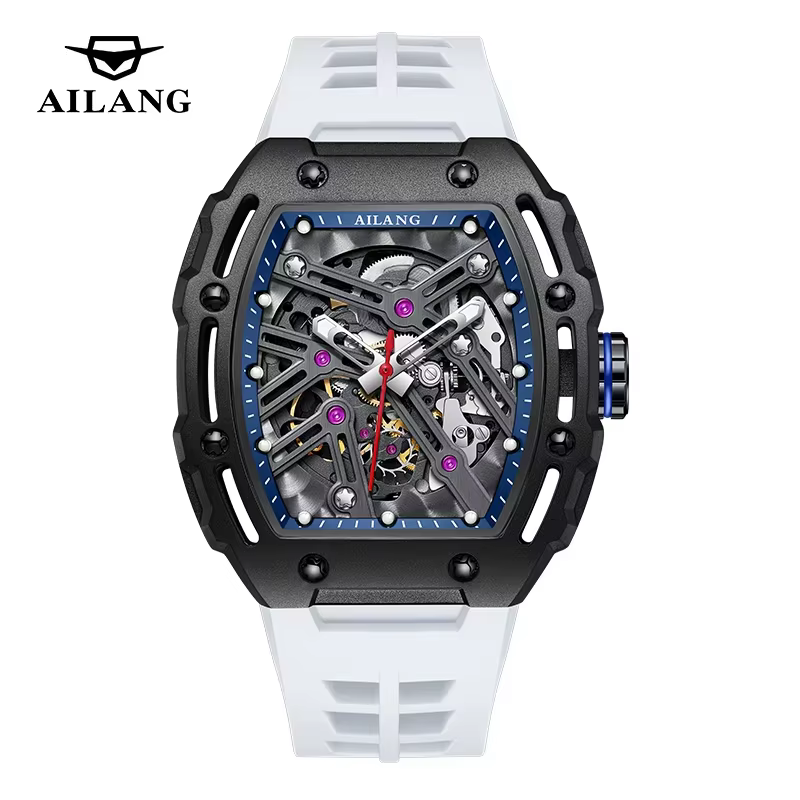 Montre automatique AILANG, montre-bracelet mécanique cool pour homme, vente en gros, cadran ajouré s