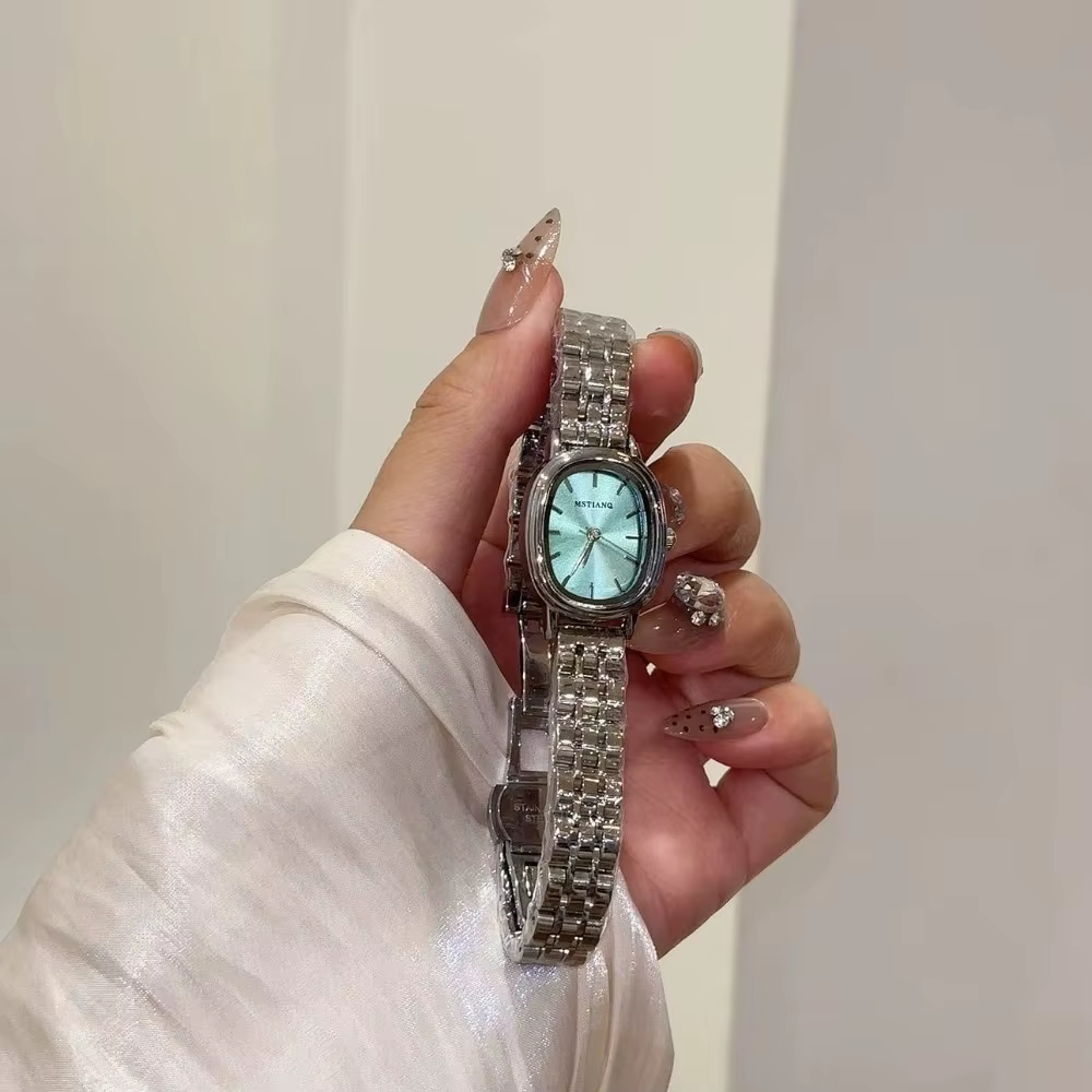 Nouvelle montre à petit cadran version coréenne, style universitaire, simple, bracelet en acier, mon