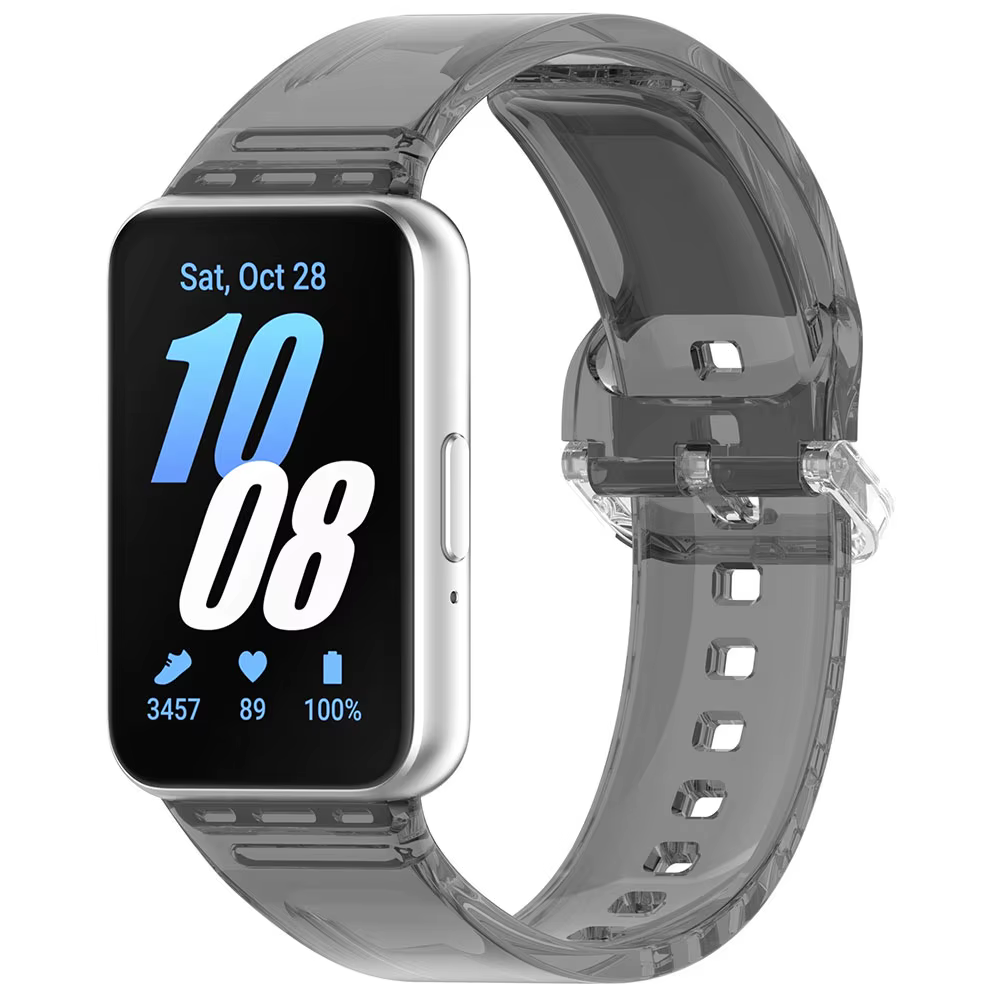 Bracelet de montre en Silicone pour Samsung Fit3, Transparent, changement de couleur, lumière, Brace