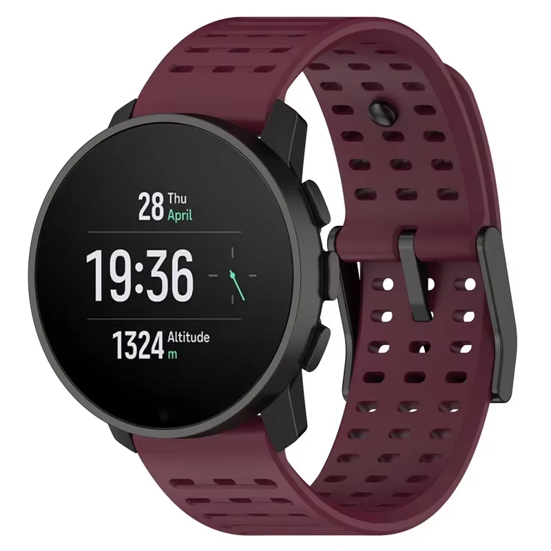 Bracelet en Silicone de 22MM pour montre intelligente Suunto 5 9 Peak Pro, Bracelet de remplacement