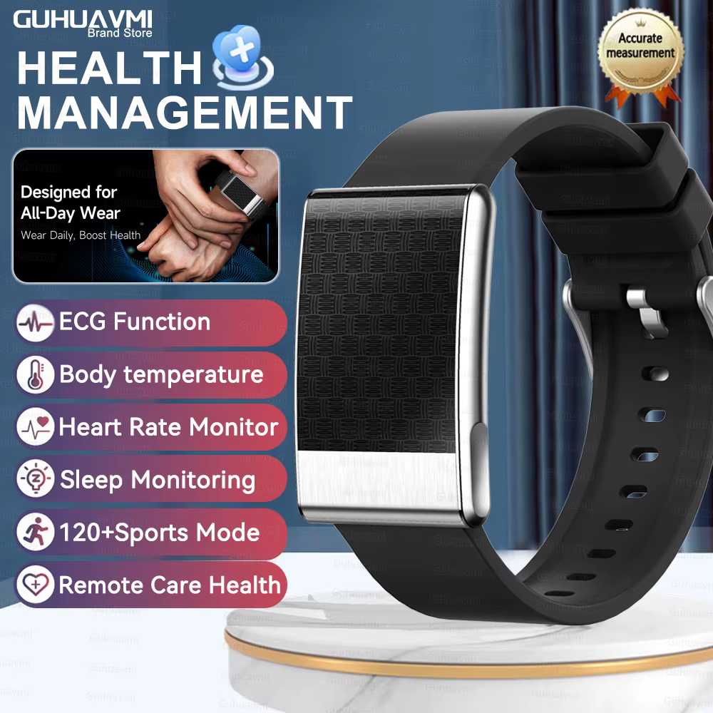 2026 nouveau ECG santé Bracelet intelligent hommes femmes fréquence cardiaque pression artérielle li
