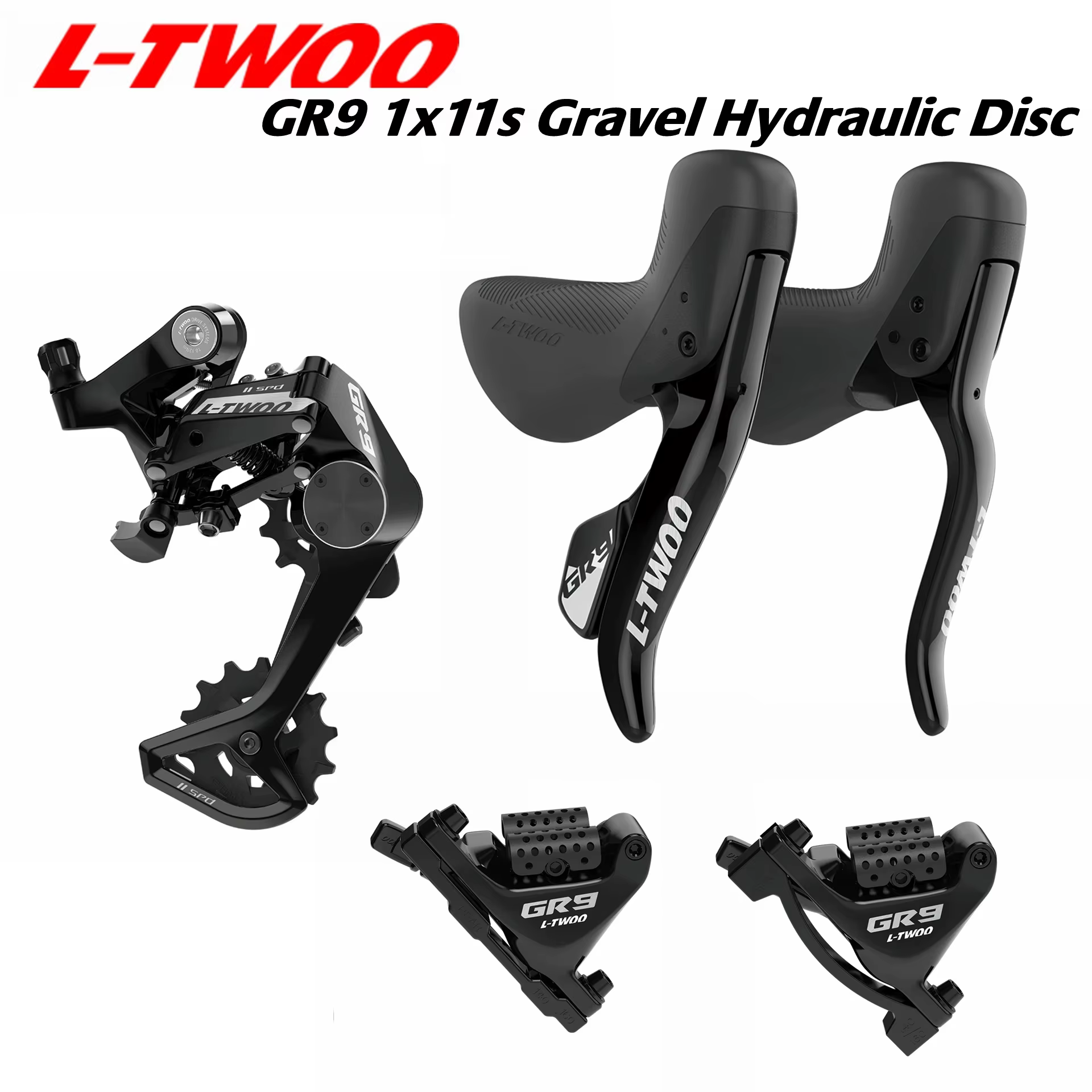 LTWOO – ensemble de freins à disque hydrauliques pour route, en fibre de carbone, pour modèles GR9 1