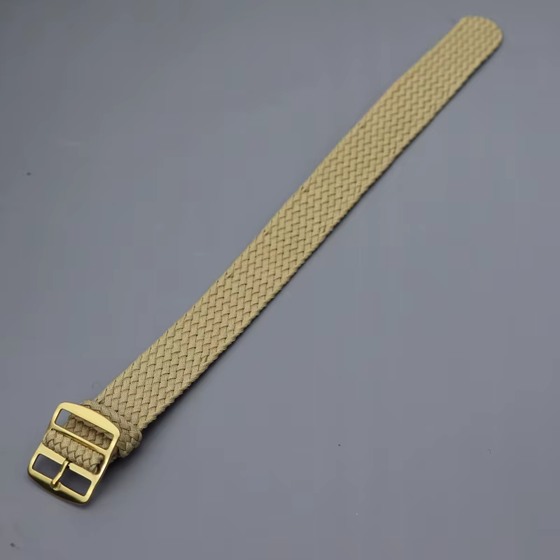 Bracelet de montre en nylon tressé Perlon, bracelet de montre tissé, bracelet élastique, bracelet Pe