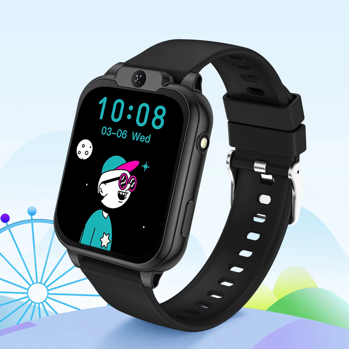 Nouvelle montre intelligente pour enfants 18 variété de jeux surveillance du sommeil caméra HD contr