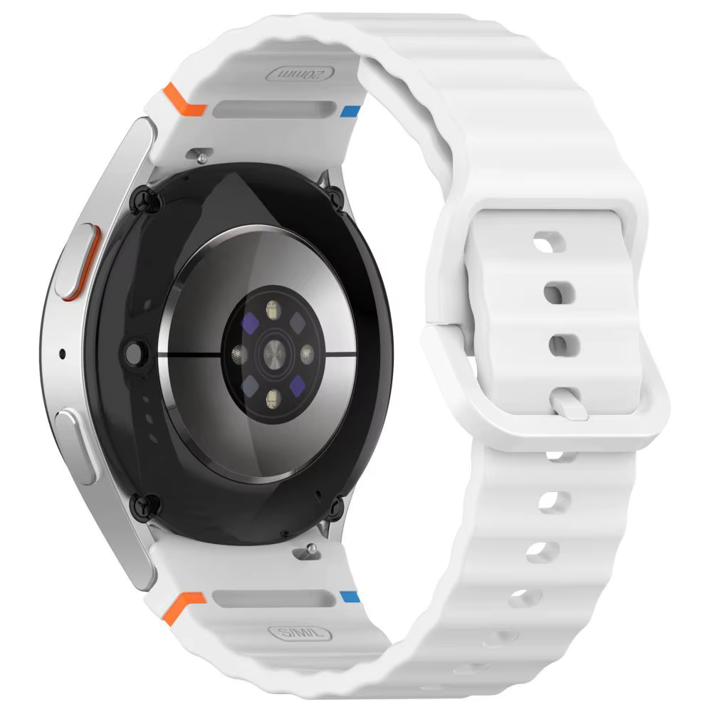 Bracelet en Silicone d'origine pour Samsung Galaxy Watch 7 FE 6 4 Classic 5 pro 44mm 40mm 43mm 47mm