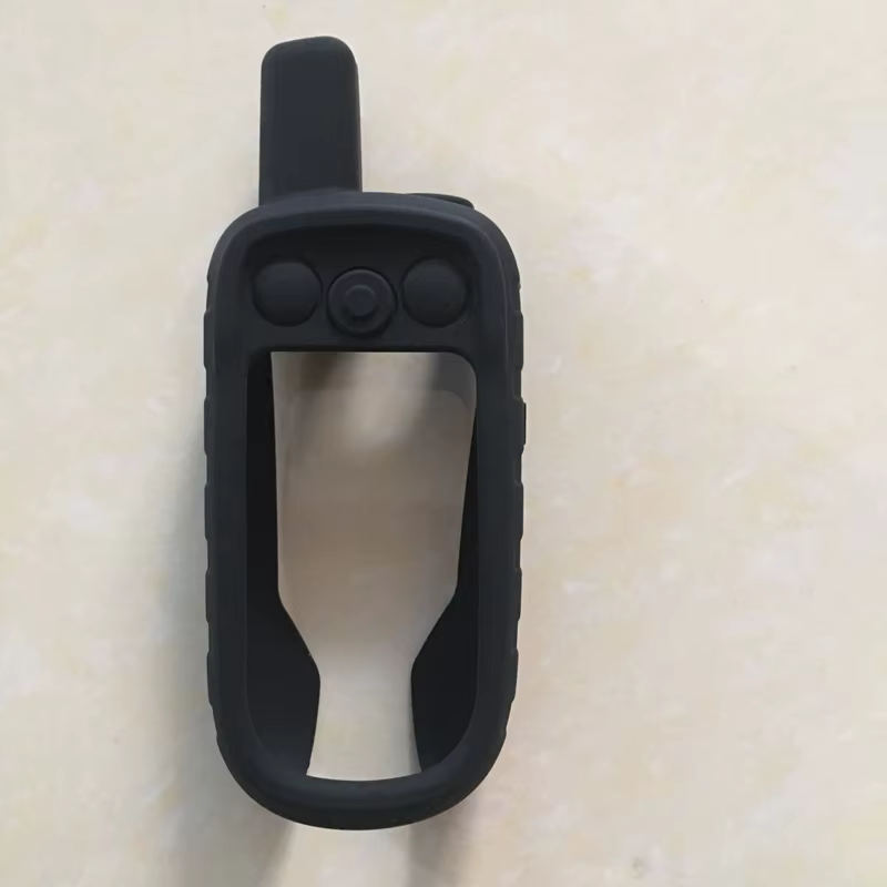 Étui de protection en Silicone + Film de protection d'écran en verre Flexible pour Garmin Alpha 100,