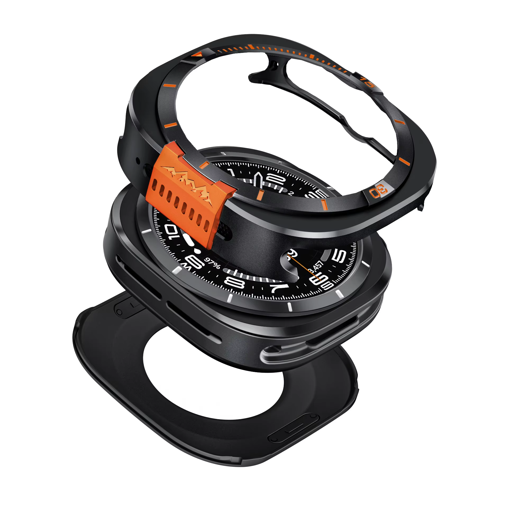 Coque métallique anti-chute pour Samsung Galaxy Watch 8 44mm Ultra 2025 47mm, protection rigide pour