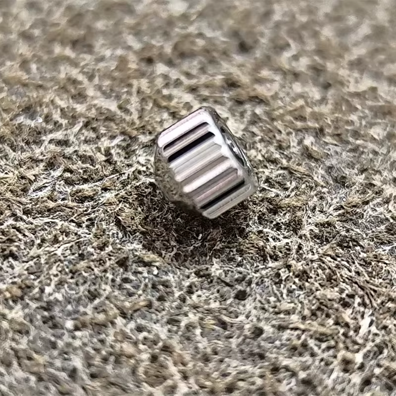 Pièces de montre pour Omega Constellation, tête de couronne ancienne, diamètre 4,0 mm, or, argent, o