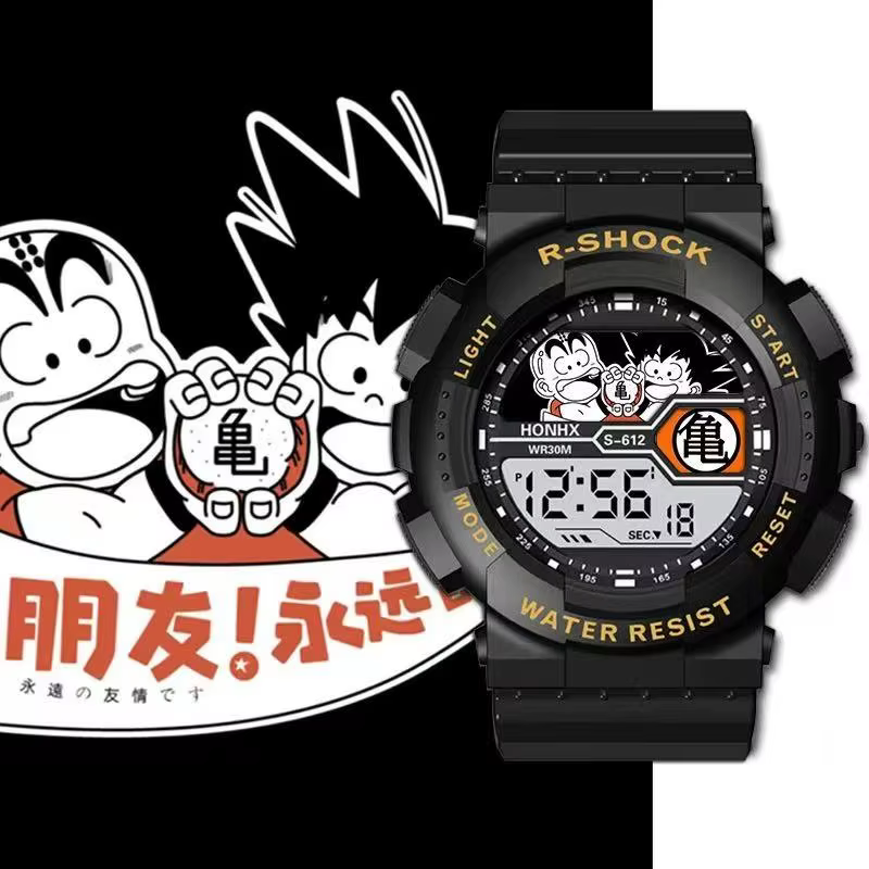 Dragon Ball montres de sport Son Goku végéta montres numériques étanche Anti-chute Noctilucent multi