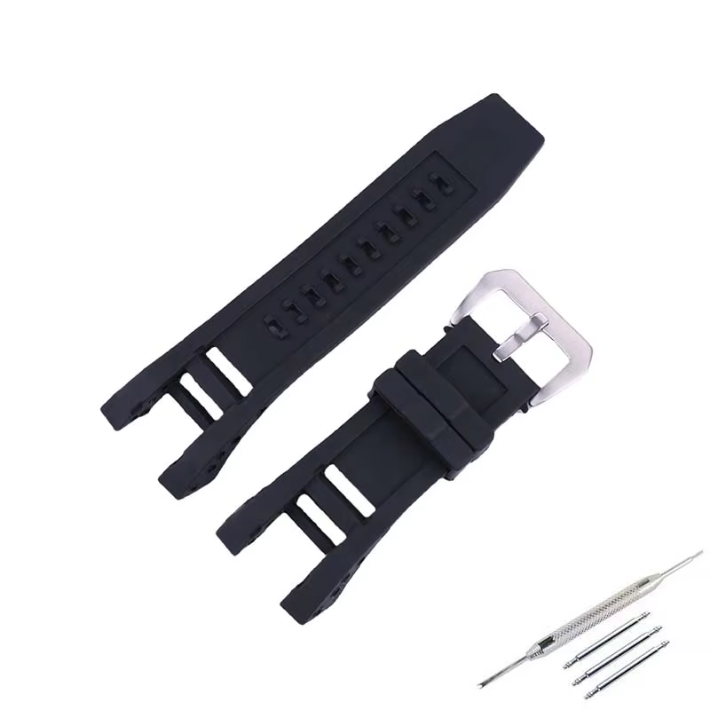 Accessoires de boucle de bracelet de montre en caoutchouc pour hommes, compatibles avec INVICTA 34mm
