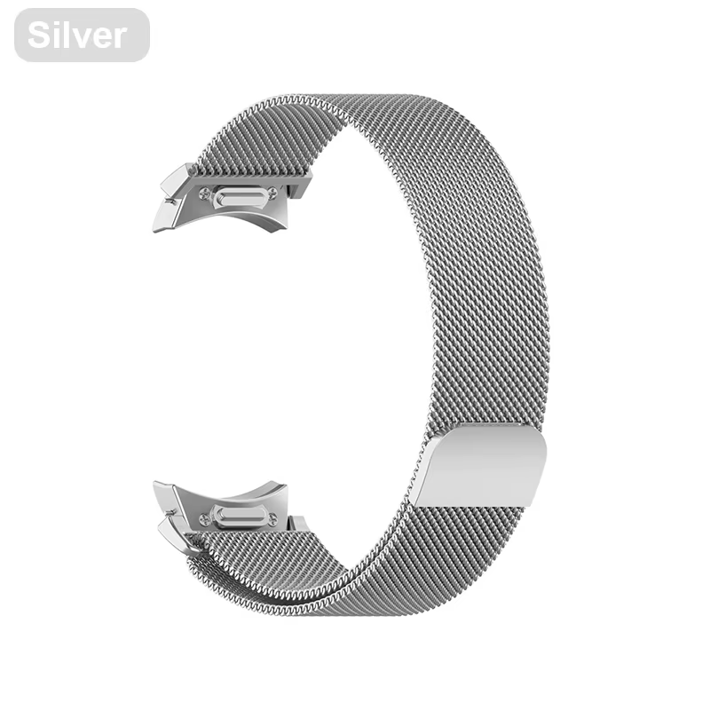 Bracelet en métal pour Samsung Galaxy Watch 5 6 7 40mm 44mm, avec protecteur d'écran, coque rigide, 