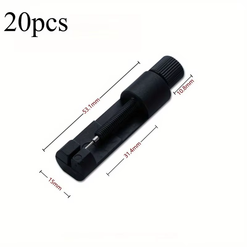 20 pièces en plastique Bracelet de montre lien ajuster fente sangle Bracelet chaîne dissolvant ajust