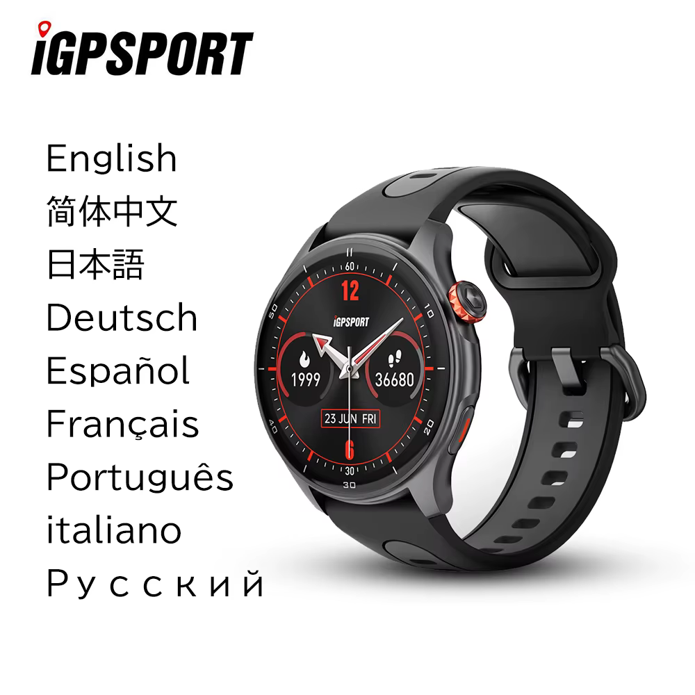 IGPSPORT LW10 Français cyclisme montre de course sport GPS localisation Route Navigation appel monit