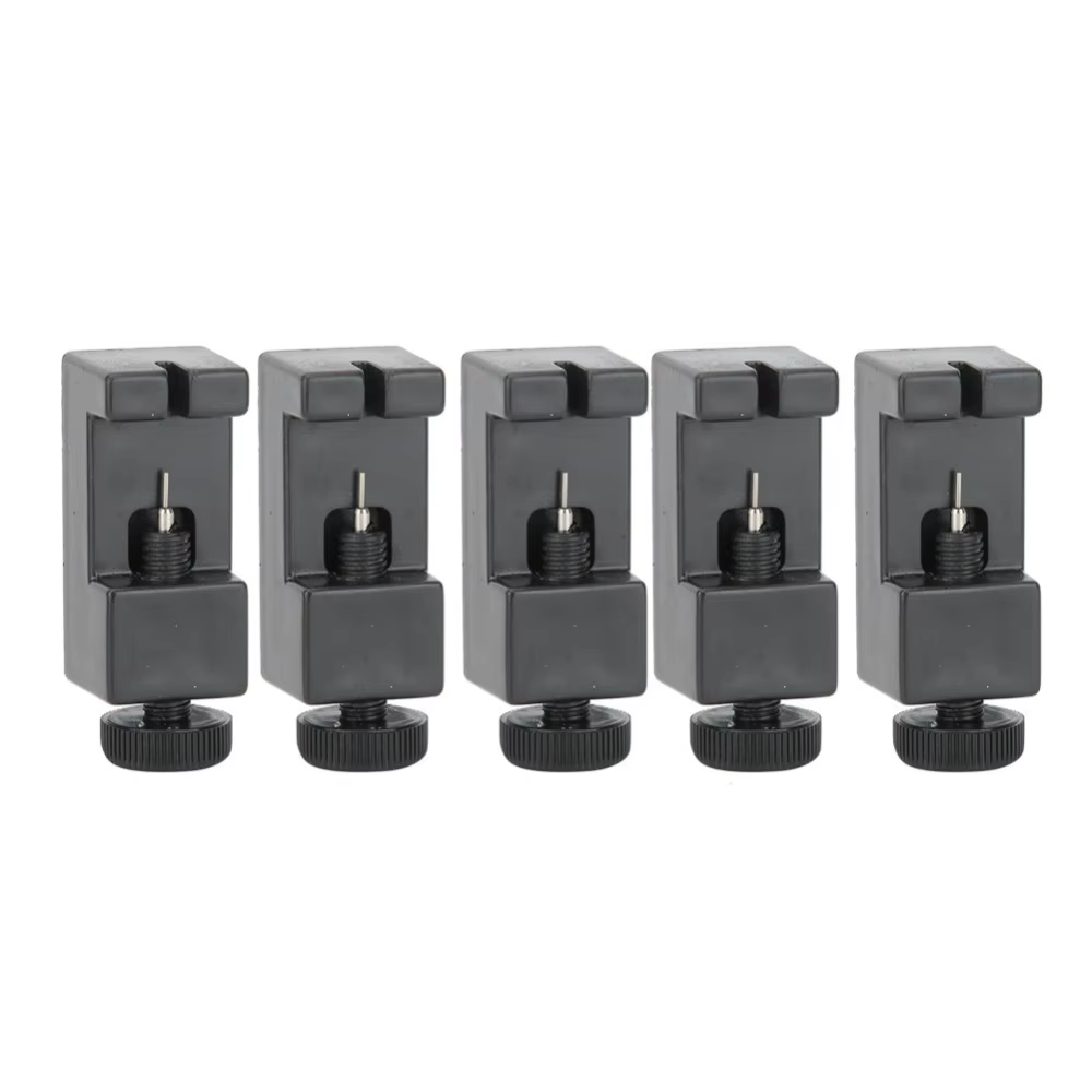 Lot de 5 outils de réparation de maillons de bracelet de montre réglables, mini outil noir pour enle