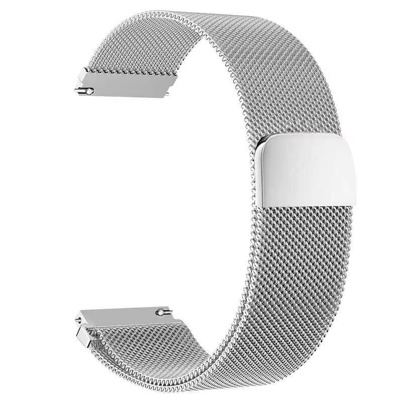 Pour Amazfit Active 2 Bracelet métal Bracelet d'affaires 20mm bande pour Samsung Galaxy montre 7 6 5