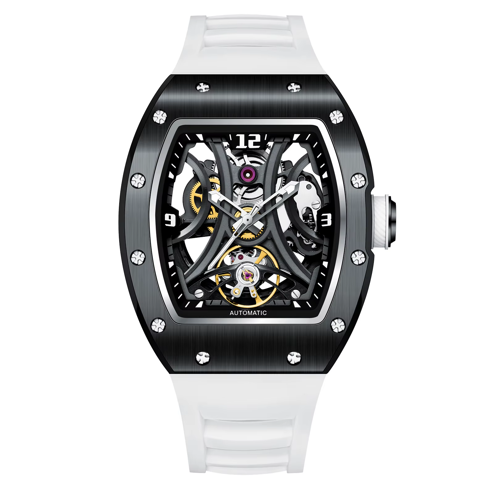 Montre-bracelet de luxe de marque supérieure, montre-bracelet sport pour homme, étanche, automatique
