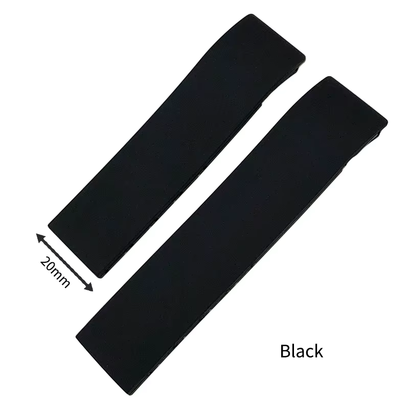 Bracelet de montre en caoutchouc de silicone naturel, 20mm, pour Tissot 1853 T011 T090 T472, tachymè