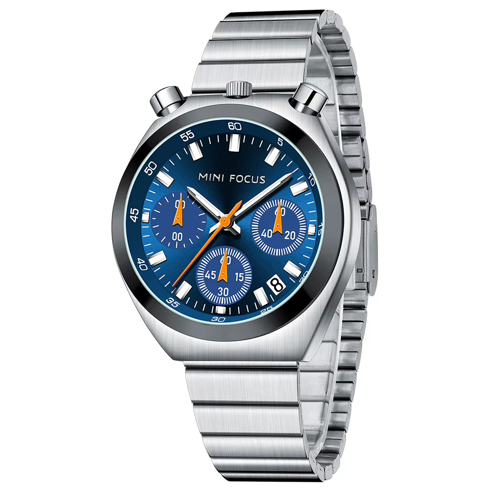 MINI FOCUS-Montre en or pour femmes, bracelet en acier créatif étanche